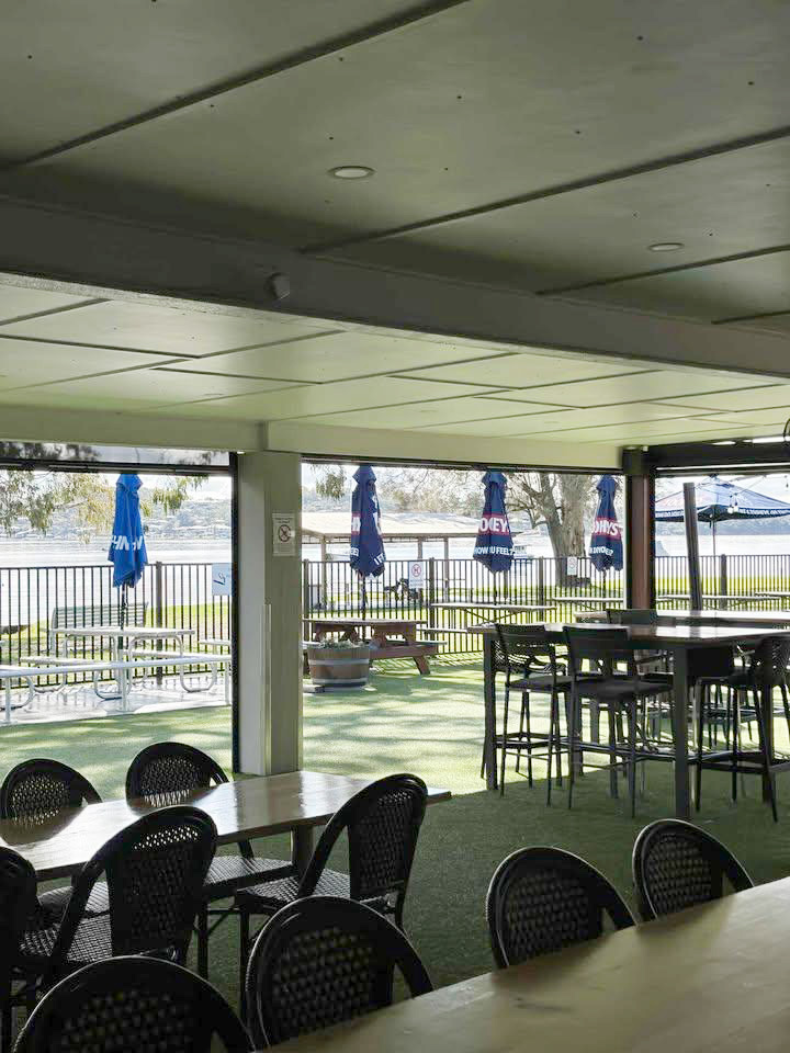 wangi function rooms inside with tables and chairs